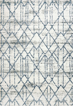 Dynamic Troya Machine-made 4604 Ivory/blue Area Rugs