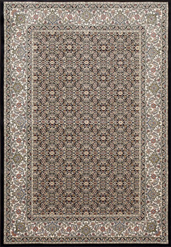 Dynamic Ancient Garden Machine-made 57011 Black/ivory Area Rugs