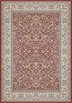 Dynamic Ancient Garden Machine-made 57078 Red/ivory Area Rugs