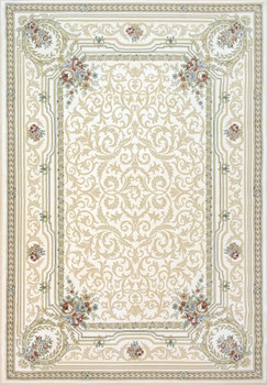 Dynamic Ancient Garden Machine-made 57091 Ivory Area Rugs
