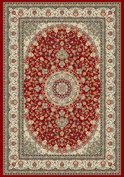 Dynamic Ancient Garden Machine-made 57119 Red/ivory Area Rugs