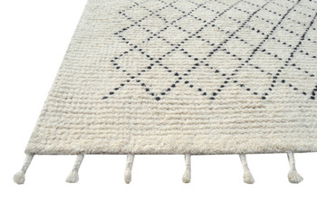 Dynamic Celestial Handmade 6953 Ivory/black Area Rugs