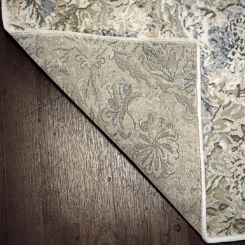 Dynamic Chateau Machine-made 98203 Beige/blue Area Rugs