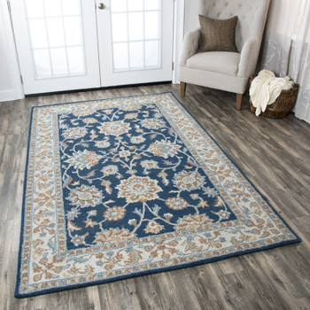 Rizzy Home Ashlyn AL2823 Border Hand Tufted Area Rugs