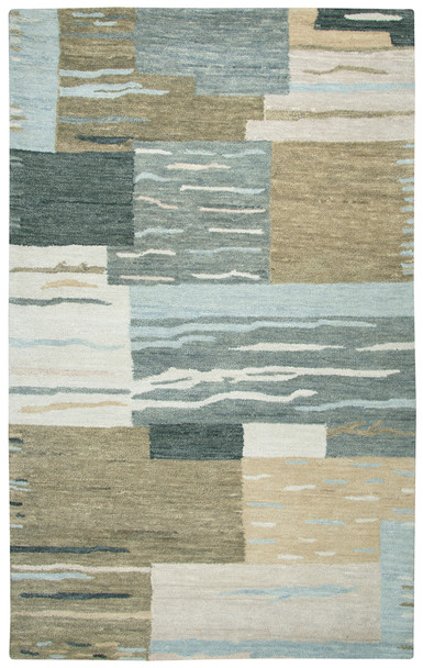 Rizzy Home Leone LO116A Block Hand Tufted Area Rugs