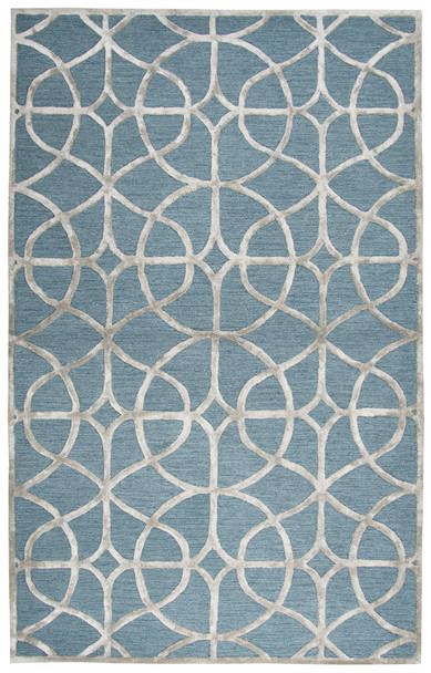 Rizzy Home Monroe ME319A Trellis Hand Tufted Area Rugs