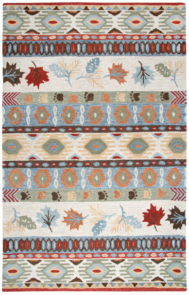 Rizzy Home Northwoods NWD104 Patchwork Hand Tufted Area Rugs