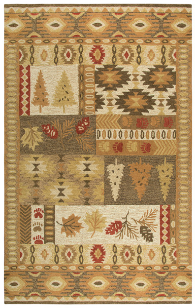 Rizzy Home Northwoods NWD105 Patchwork Hand Tufted Area Rugs