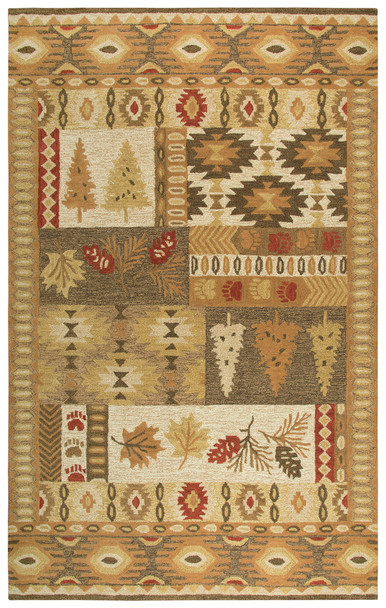 Rizzy Home Northwoods NWD105 Patchwork Hand Tufted Area Rugs