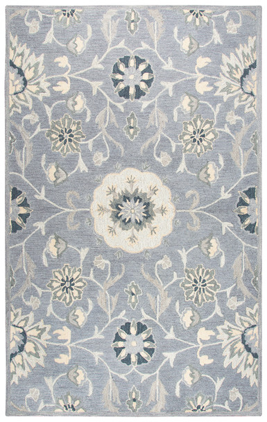 Rizzy Home Resonant RS915A Floral Hand Tufted Area Rugs