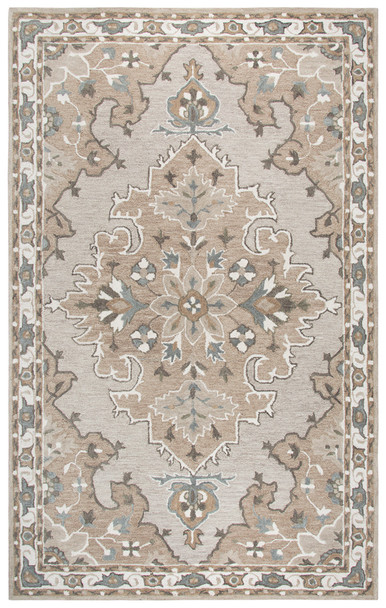 Rizzy Home Resonant RS931A Central Medallion Hand Tufted Area Rugs