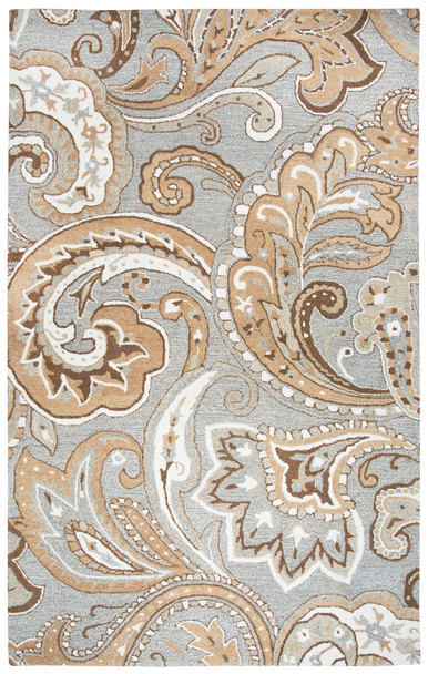 Rizzy Home Suffolk SK325A Paisley Hand Tufted Area Rugs
