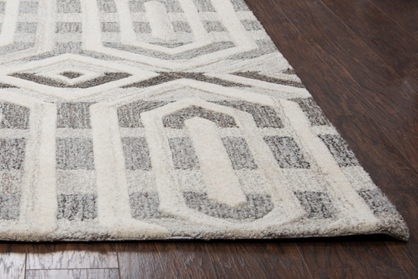 Rizzy Home Suffolk SK336A Geometric Hand Tufted Area Rugs