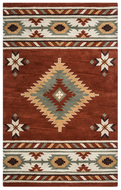 Rizzy Home Southwest SU1822 Southwest/tribal Hand Tufted Area Rugs