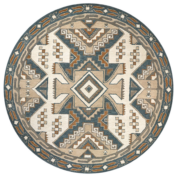 Rizzy Home Southwest SU489A Southwest/tribal Hand Tufted Area Rugs