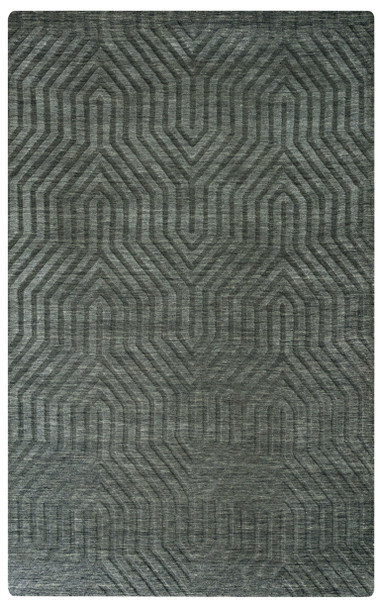 Rizzy Home Technique TC8574 Solid Hand-loomed Area Rugs