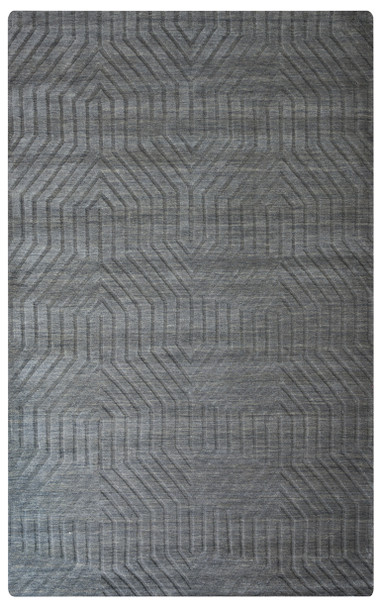 Rizzy Home Technique TC8578 Solid Hand-loomed Area Rugs