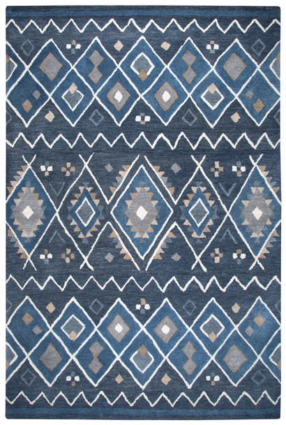 Rizzy Home Tumble Weed Loft TL647A Southwest/tribal Hand Tufted Area Rugs