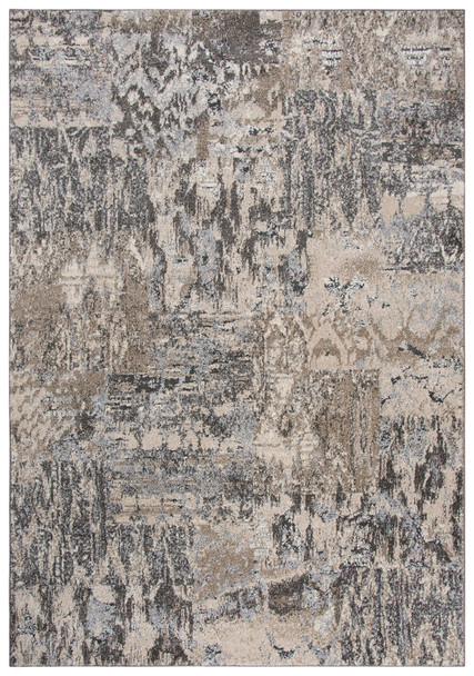 Rizzy Home Valencia VCA106 Abstract Power Loomed Area Rugs