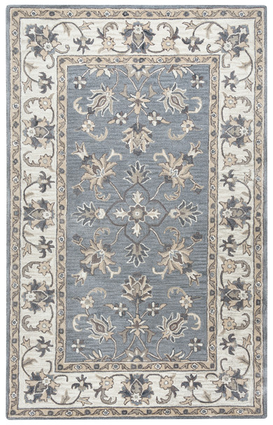 Rizzy Home Valintino VN9658 Border Hand Tufted Area Rugs