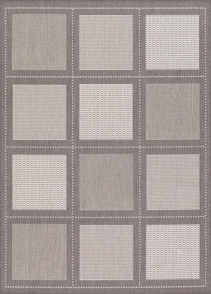 Couristan Recife Summit Grey/white Indoor/outdoor Area Rugs