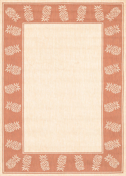 Couristan Recife Tropics Natural/terra Cotta Indoor/outdoor Area Rugs