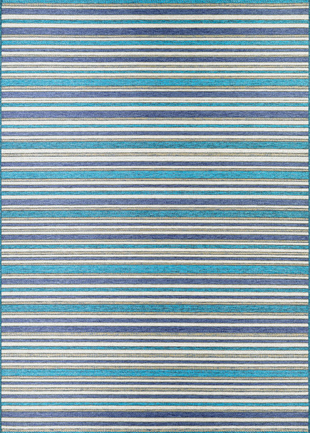 Couristan Cape Brockton Cobalt/teal Indoor/outdoor Area Rugs