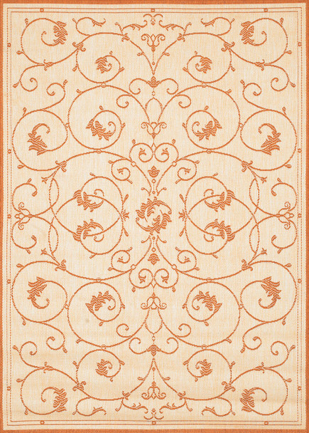 Couristan Recife Veranda Natural/terra Cotta Indoor/outdoor Area Rugs