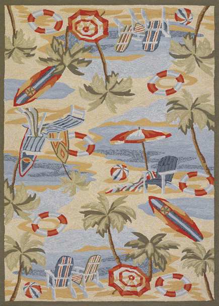 Couristan Outdoor Escape Cocoa Beach Sand Indoor/outdoor Area Rugs