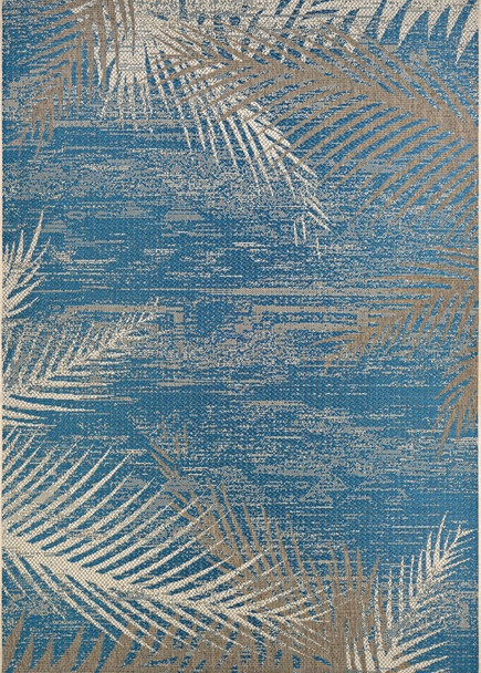 Couristan Monaco Tropical Palms Ocean Indoor/outdoor Area Rugs