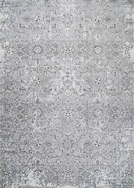 Couristan Brocatelle Velveteen Silver Indoor Area Rugs