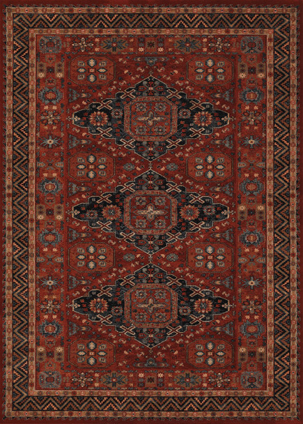 Couristan Old World Classic Kashkai Burgundy Indoor Area Rugs