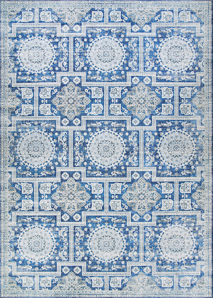 Couristan Pasha Sari Sapphire Indoor Area Rugs