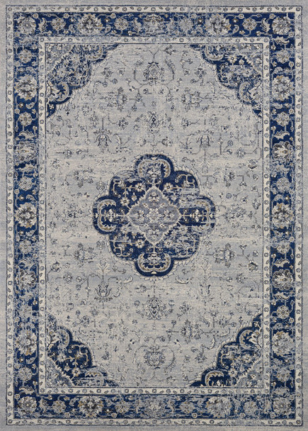 Couristan Sultan Treasures Clover Medallion Indigo Indoor Area Rugs