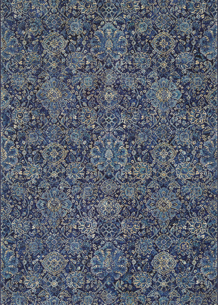 Couristan Easton Winslet Navy/sapphire Indoor Area Rugs