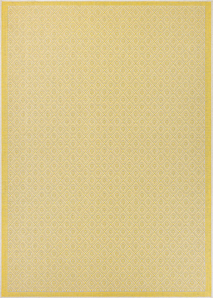 Couristan Monaco Sea Pier Sand/lemon Indoor/outdoor Area Rugs