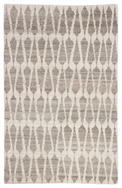 Jaipur Living Sabot AZL04 Geometric Ivory Hand Knotted Area Rugs