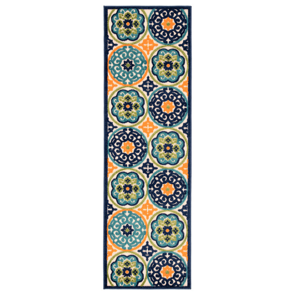 Jaipur Living Tela BLZ09 Medallion Multicolor Power Loomed Area Rugs