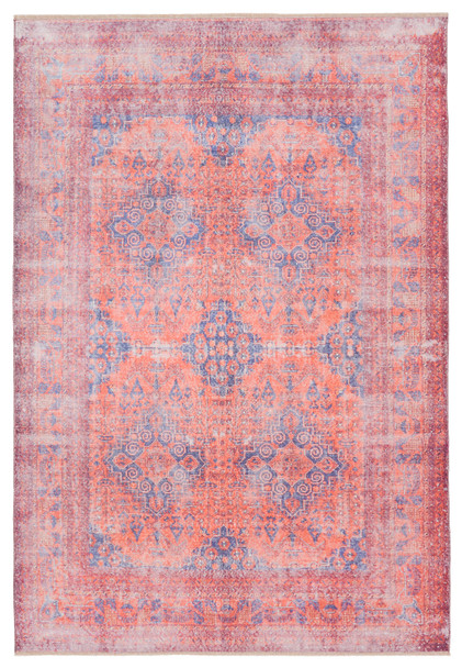 Jaipur Living Menowin BOH06 Medallion Orange Power Loomed Area Rugs