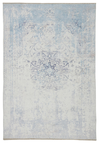 Jaipur Living Contessa BOH07 Medallion Blue Power Loomed Area Rugs