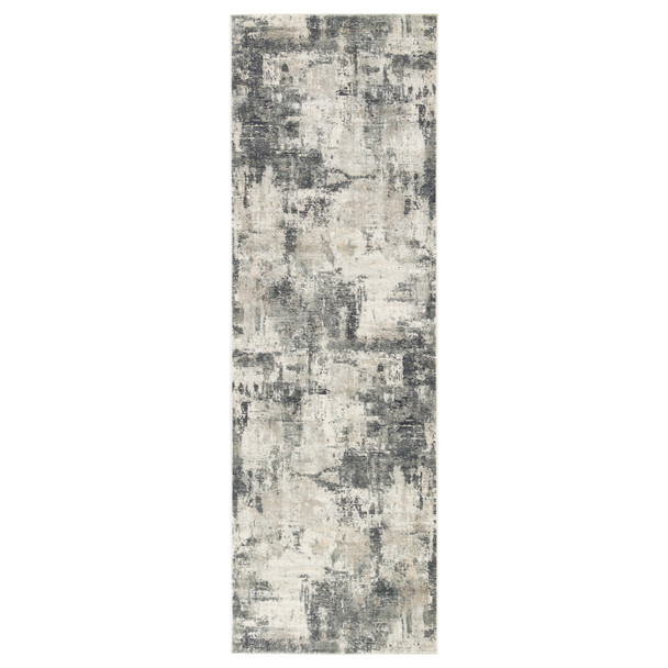 Jaipur Living Sisario CAI02 Abstract Gray Power Loomed Area Rugs