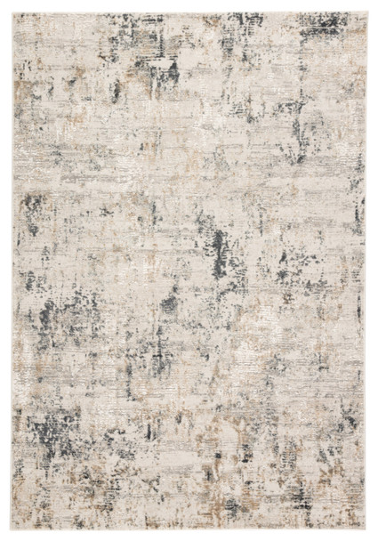 Jaipur Living Cassia CIQ29 Abstract Gray Power Loomed Area Rugs