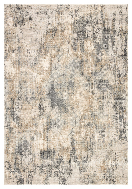 Jaipur Living Ramsey CIQ34 Medallion Gray Power Loomed Area Rugs