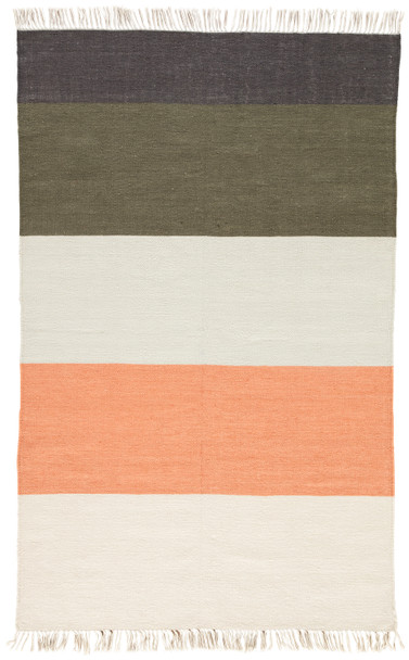 Jaipur Living Swane DES18 Stripes Coral Handwoven Area Rugs