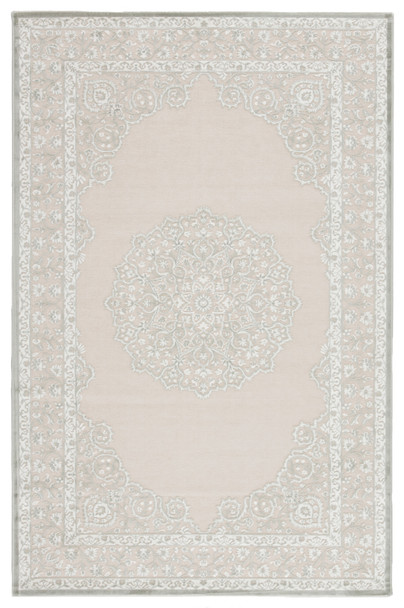 Jaipur Living Malo FB124 Medallion Gray Power Loomed Area Rugs