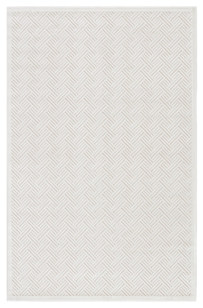 Jaipur Living Thatch FB44 Geometric White Power Loomed Area Rugs