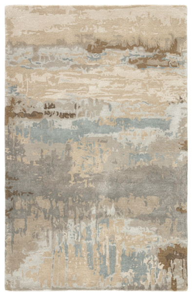 Jaipur Living Benna GES32 Abstract Brown Hand Tufted Area Rugs