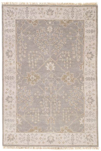 Jaipur Living Reagan LIB02 Border Gray Hand Knotted Area Rugs