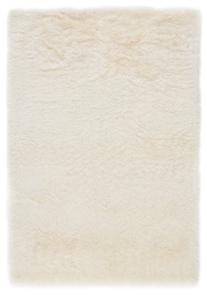 Jaipur Living Marlowe MAL03 Solid White Shag And Flokati Area Rugs