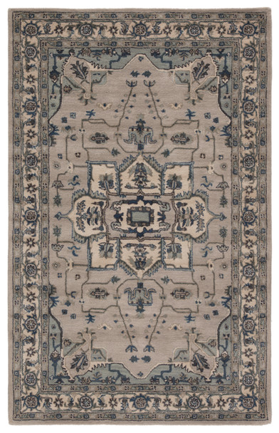 Jaipur Living Durango PM149 Medallion Light Gray Hand Tufted Area Rugs